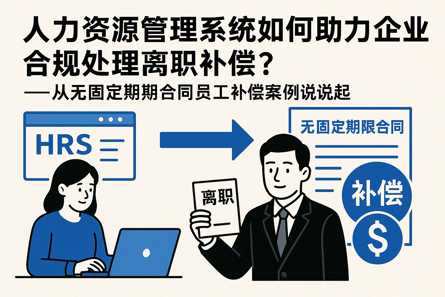 人力资源管理系统如何助力企业合规处理离职补偿?——从无固定期限合同员工补偿案例说起