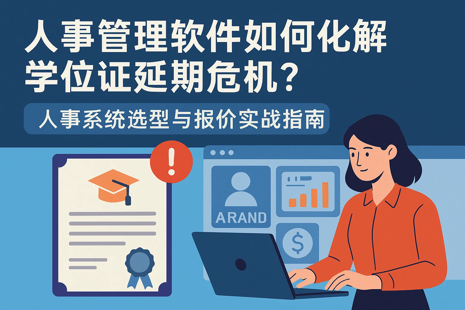 人事管理软件如何化解学位证延迟危机？人事系统选型与报价实战指南