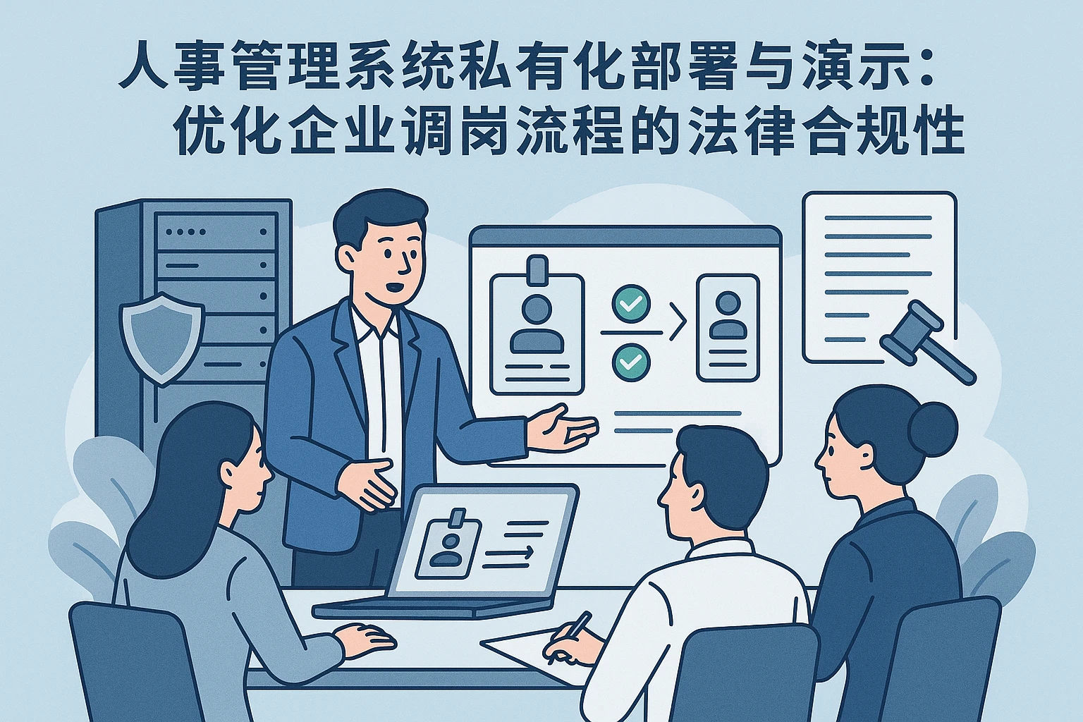 人事管理系统私有化部署与演示：优化企业调岗流程的法律合规性