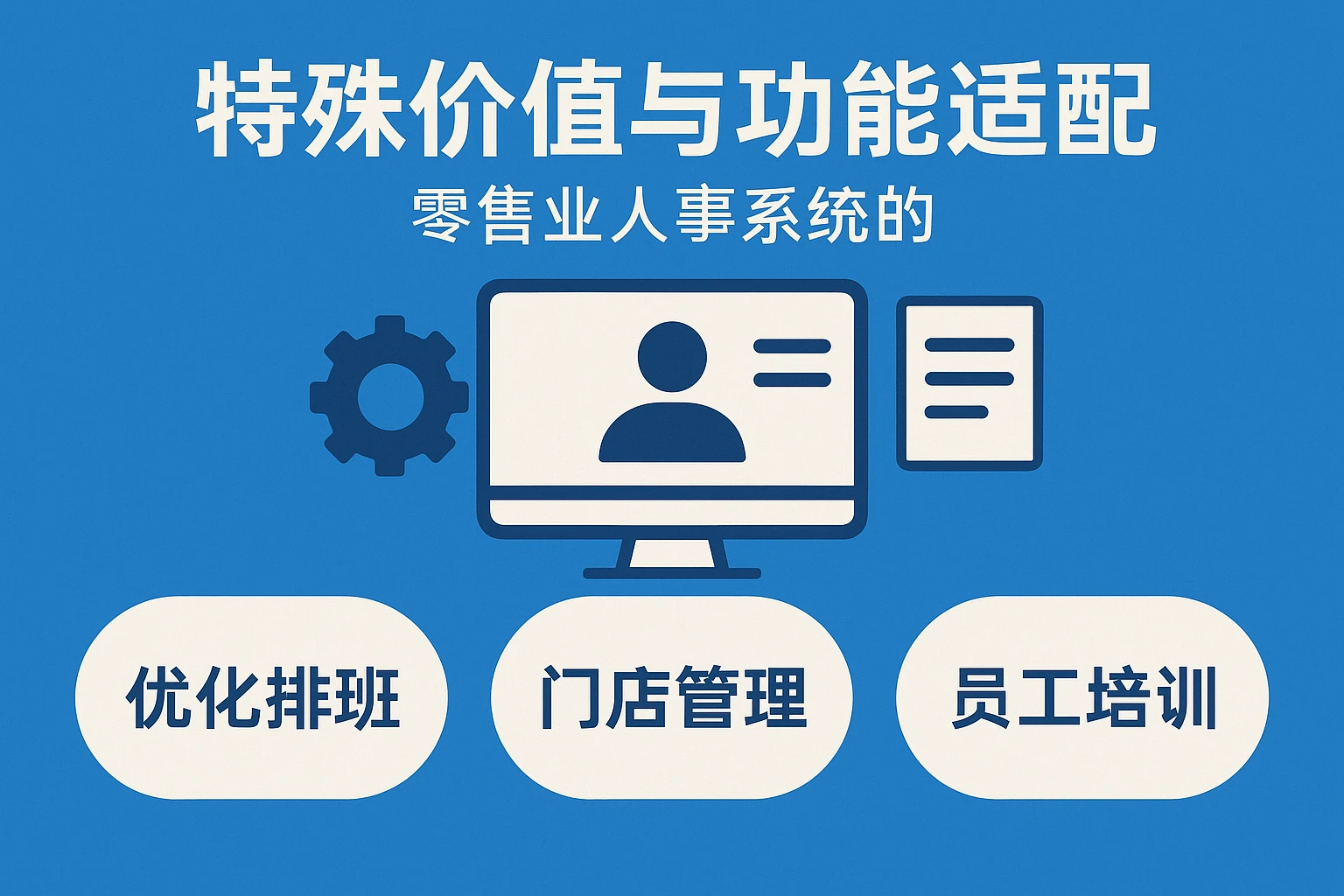 零售业人事系统的特殊价值与功能适配