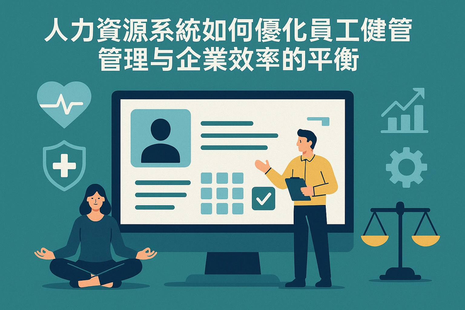 人力资源系统如何优化员工健康管理与企业效率的平衡