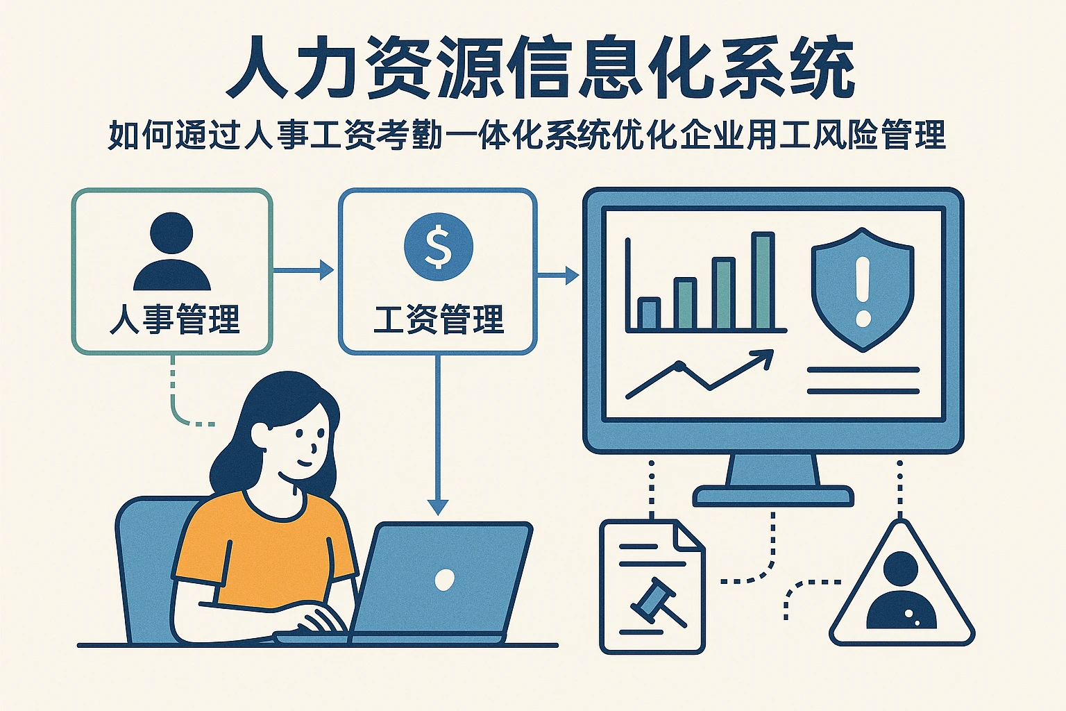 人力资源信息化系统如何通过人事工资考勤一体化系统优化企业用工风险管理