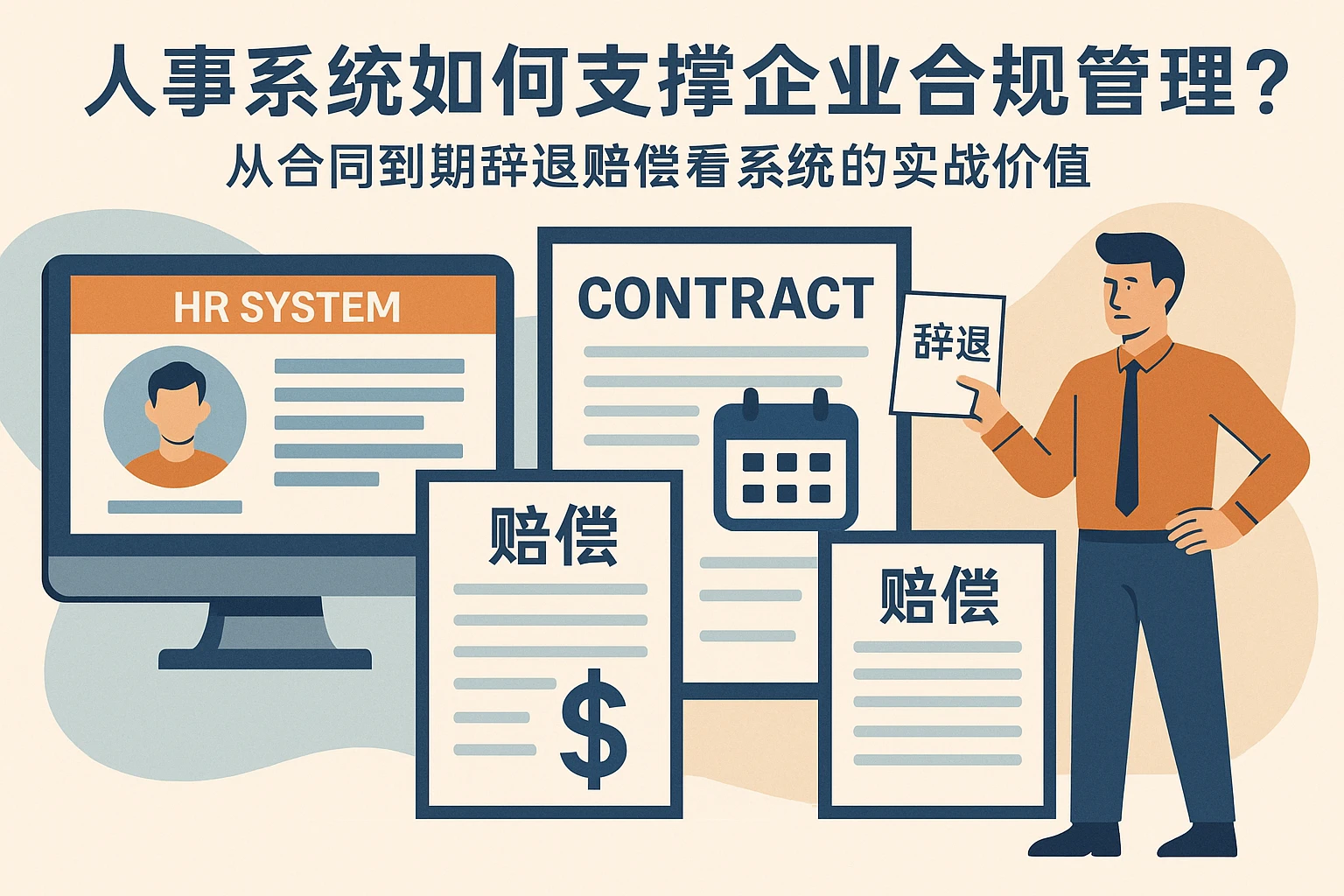 人事系统如何支撑企业合规管理？从合同到期辞退赔偿看系统的实战价值