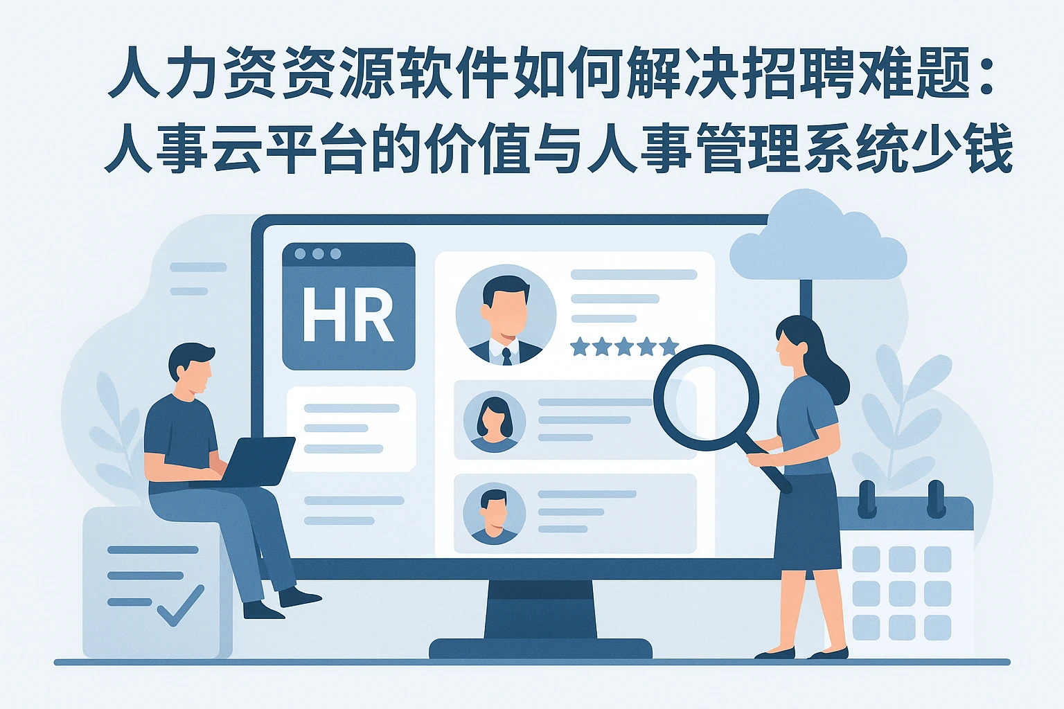 人力资源软件如何解决招聘难题:人事云平台的价值与人事管理系统多少钱
