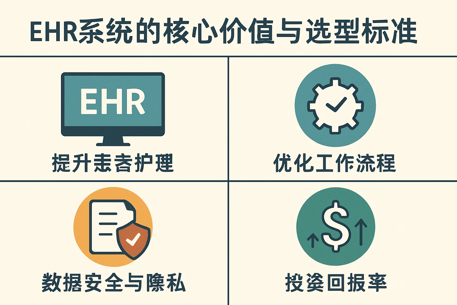 ehr系统的核心价值与选型标准