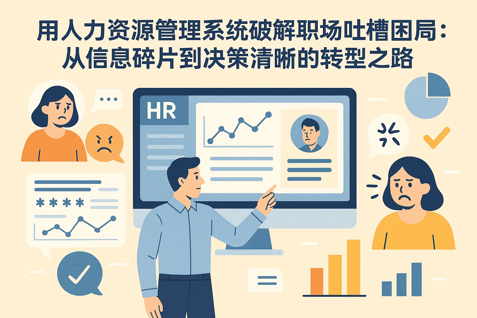 用人力资源管理系统破解职场吐槽困局：从信息碎片到决策清晰的转型之路