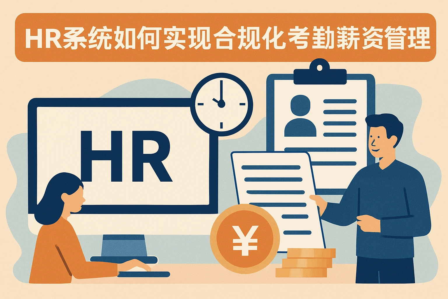 HR系统如何实现合规化考勤薪资管理
