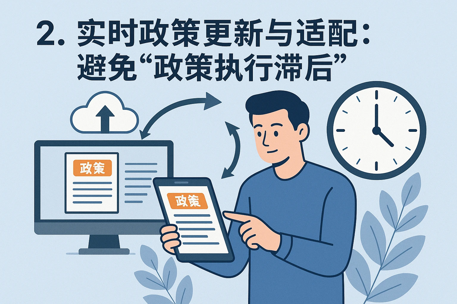 2. 实时政策更新与适配：避免“政策执行滞后”