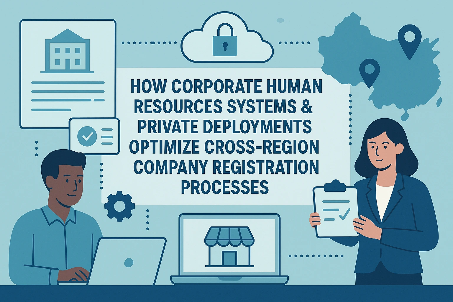 集团人事系统与私有化部署如何优化跨区域公司注册流程
