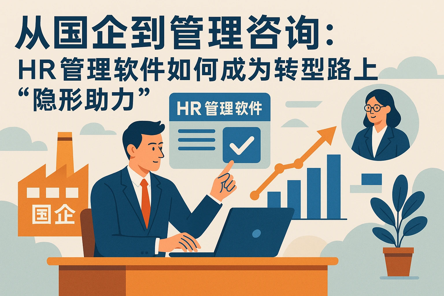 从国企到管理咨询：HR管理软件如何成为转型路上的“隐形助力”