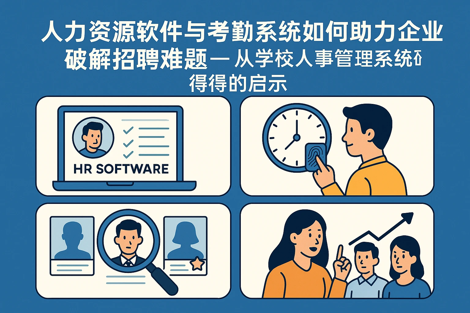 人力资源软件与考勤系统如何助力企业破解招聘难题——从学校人事管理系统获得的启示