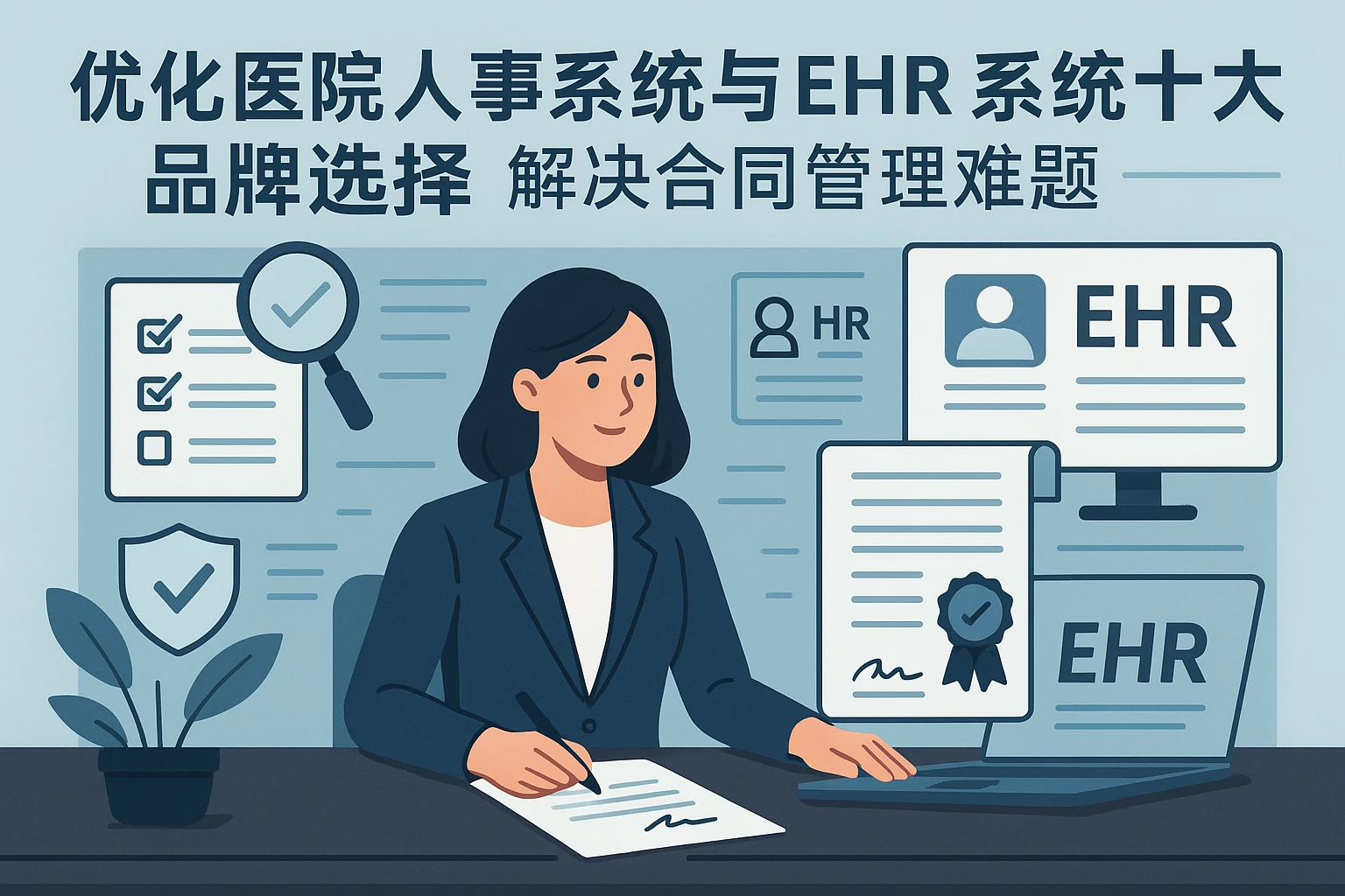 优化医院人事系统与EHR系统十大品牌选择，解决合同管理难题