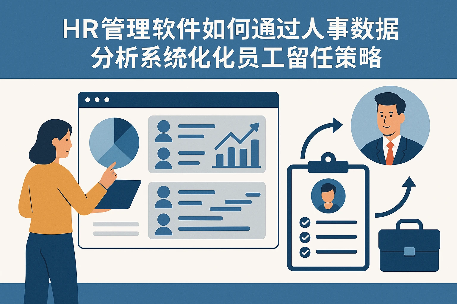 HR管理软件如何通过人事数据分析系统优化员工留任策略