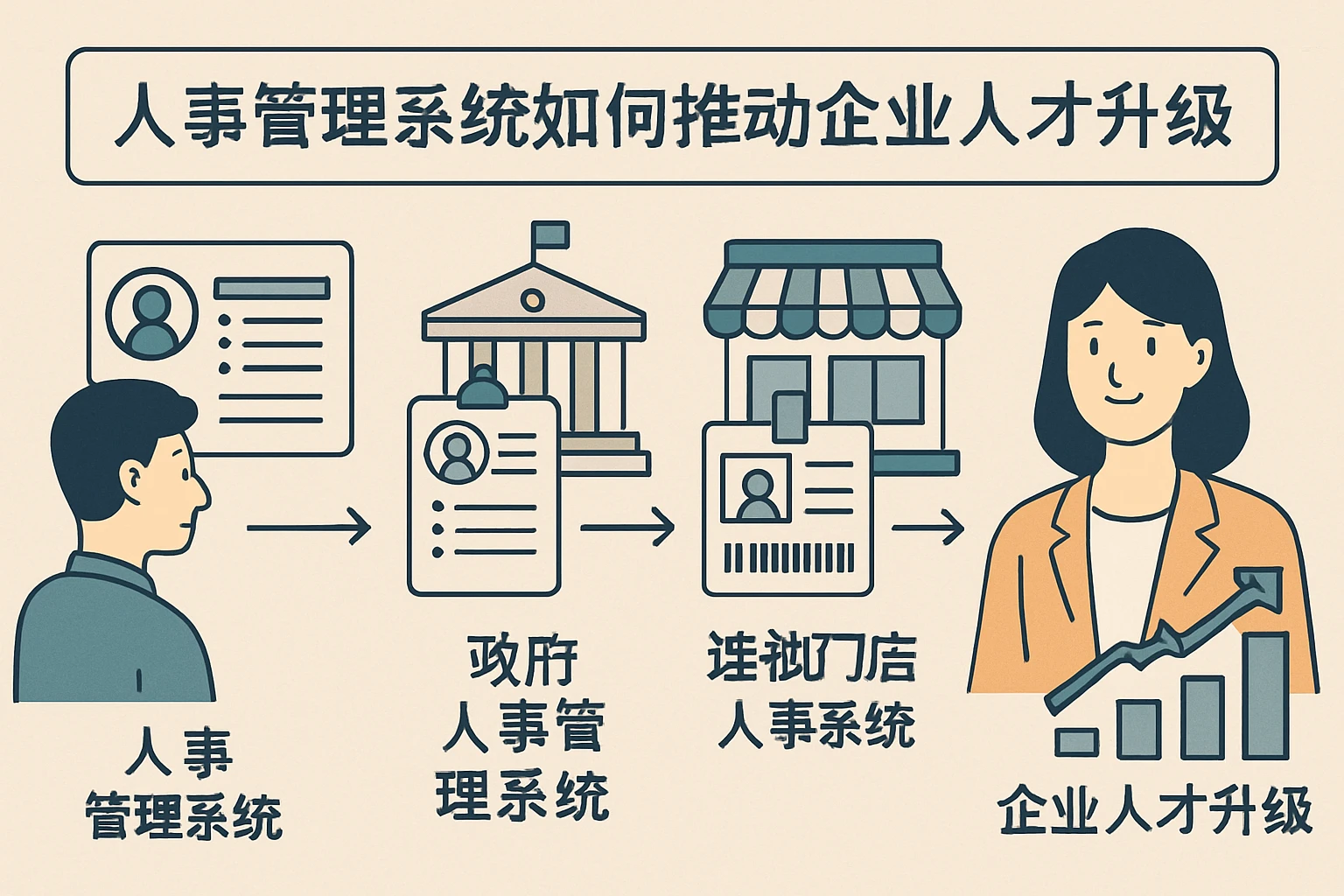 人事管理系统、政府人事管理系统与连锁门店人事系统如何推动企业人才升级