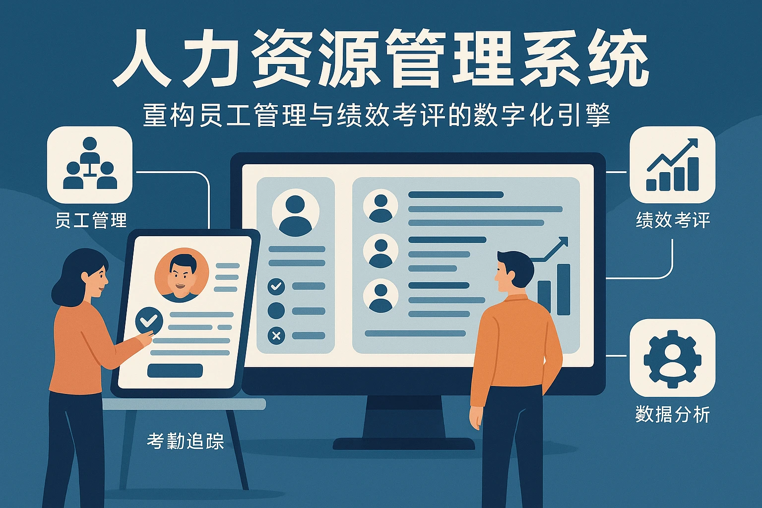 人力资源管理系统:重构员工管理与绩效考评的数字化引擎