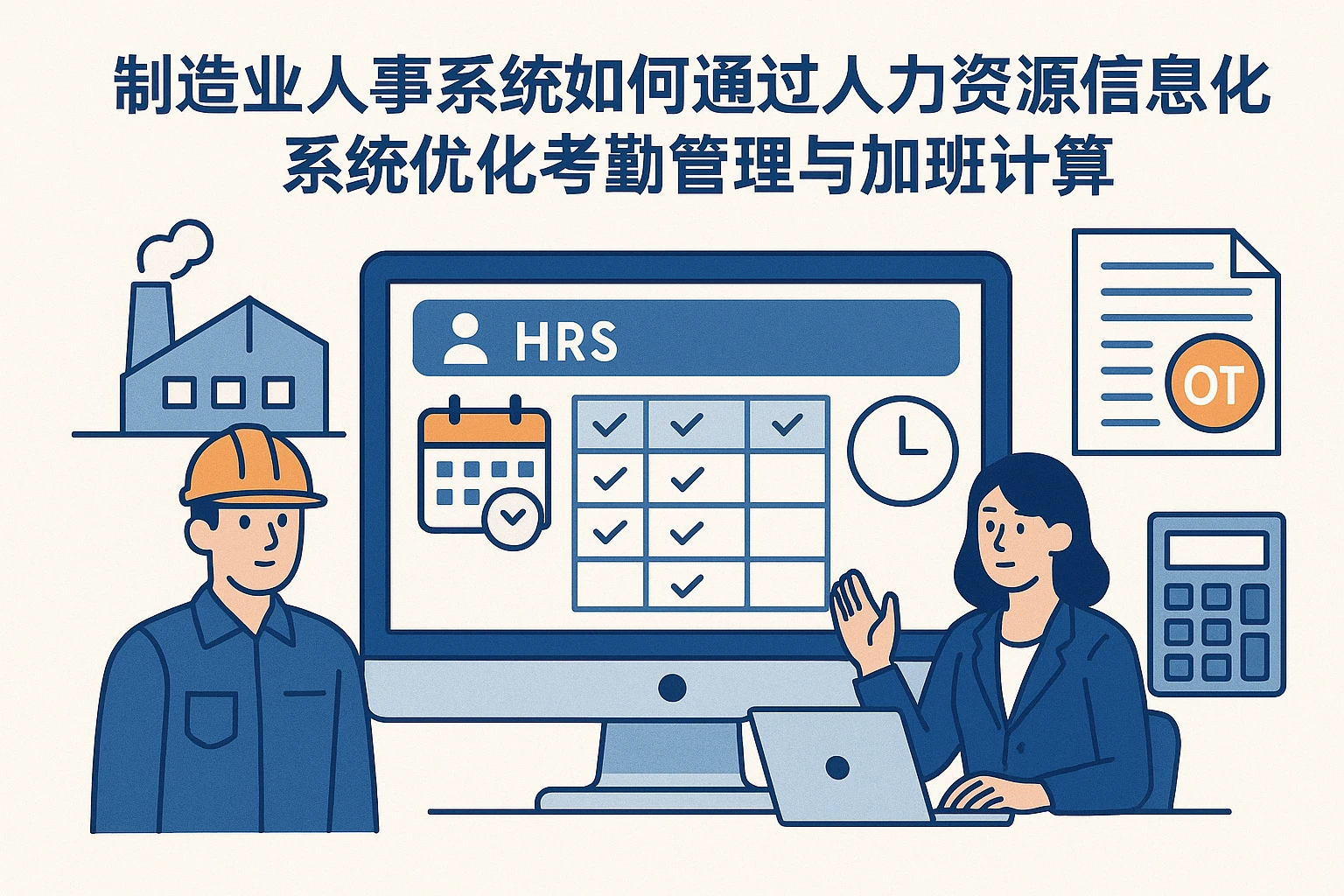 制造业人事系统如何通过人力资源信息化系统优化考勤管理与加班计算