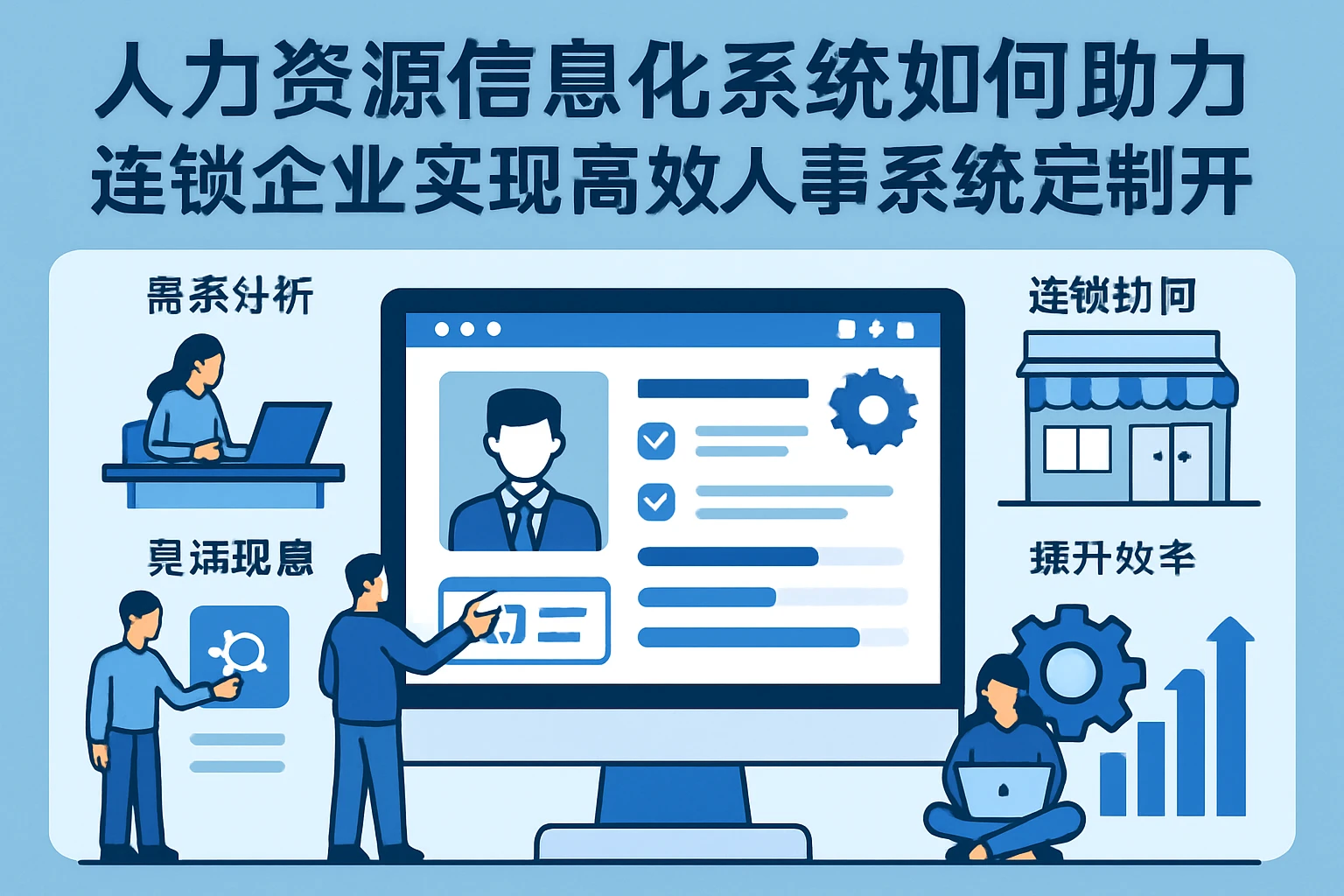 人力资源信息化系统如何助力连锁企业实现高效人事系统定制开发