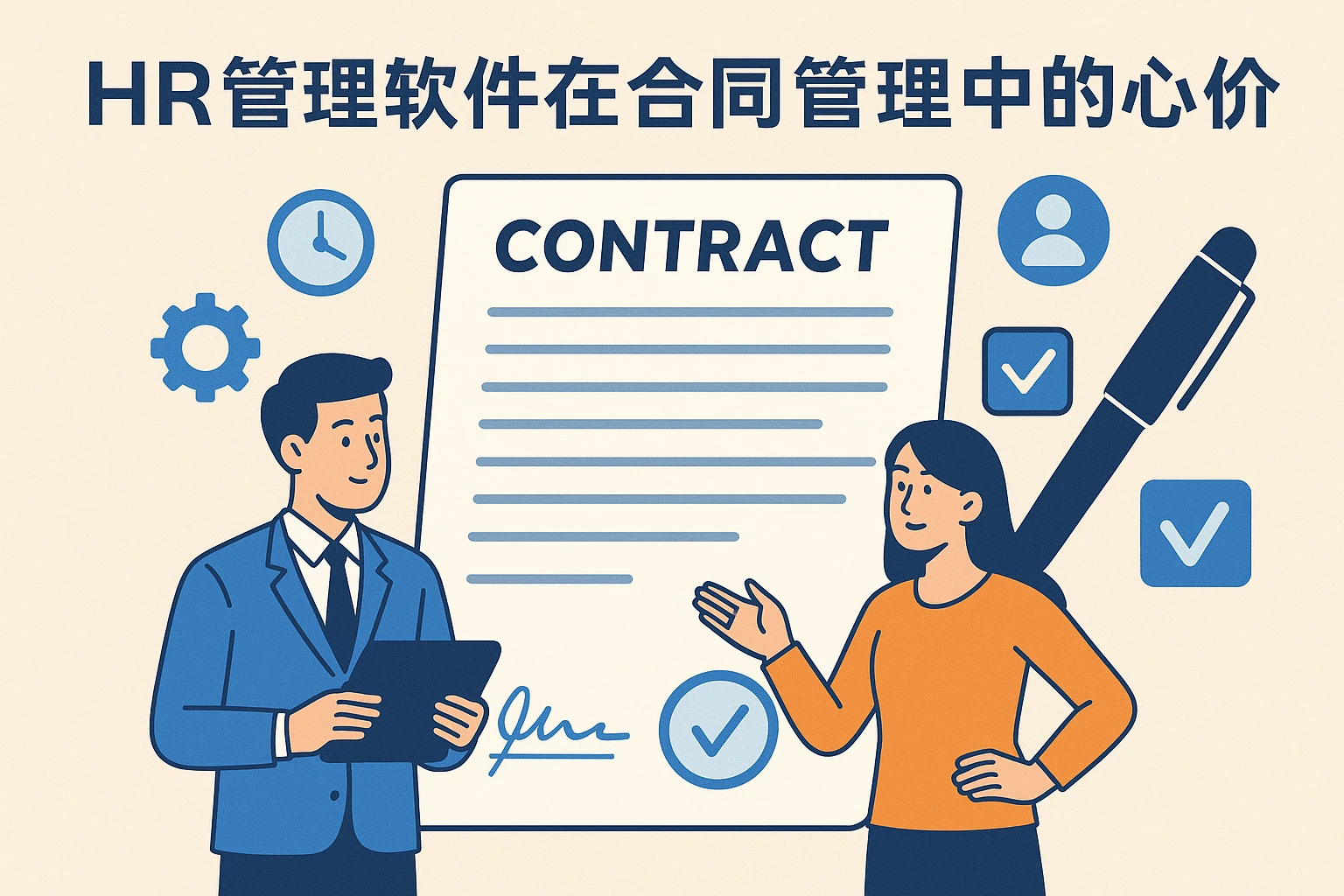 HR管理软件在合同管理中的核心价值