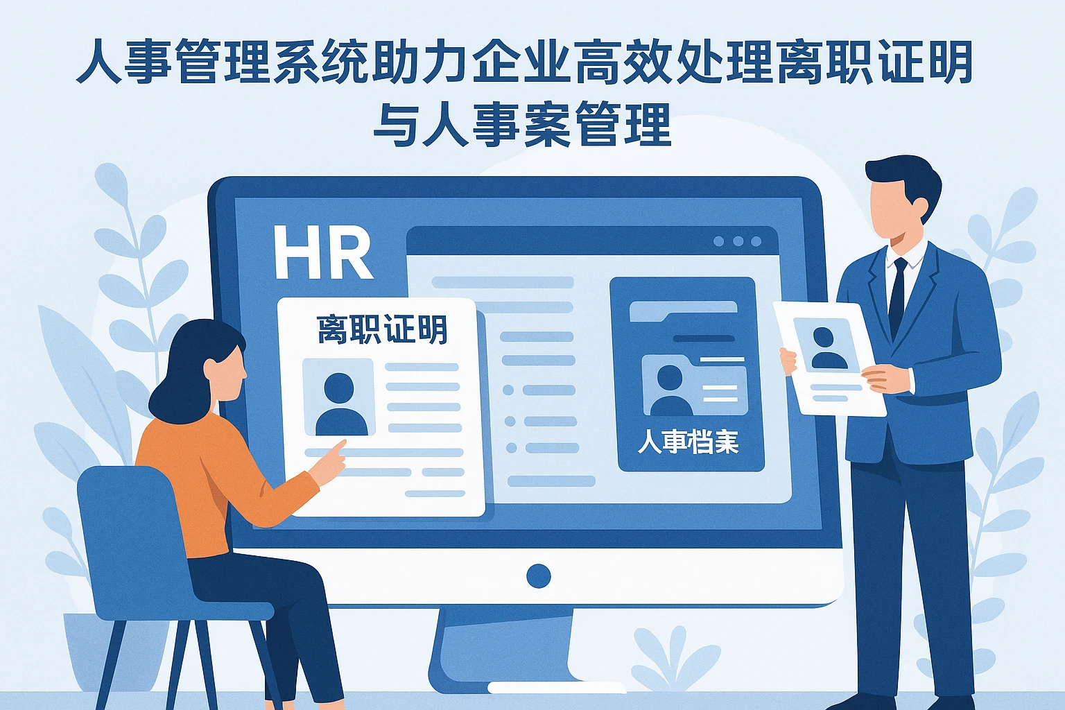 人事管理系统助力企业高效处理离职证明与人事档案管理