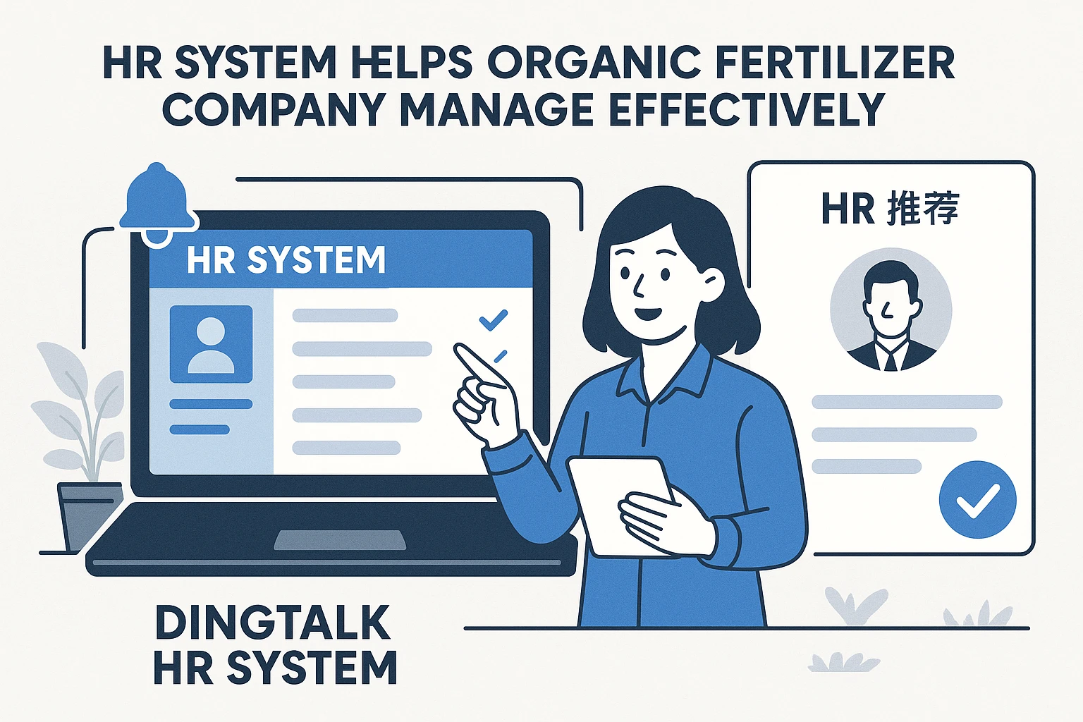 人力资源系统助力有机肥企业高效管理：钉钉人事系统与专业推荐