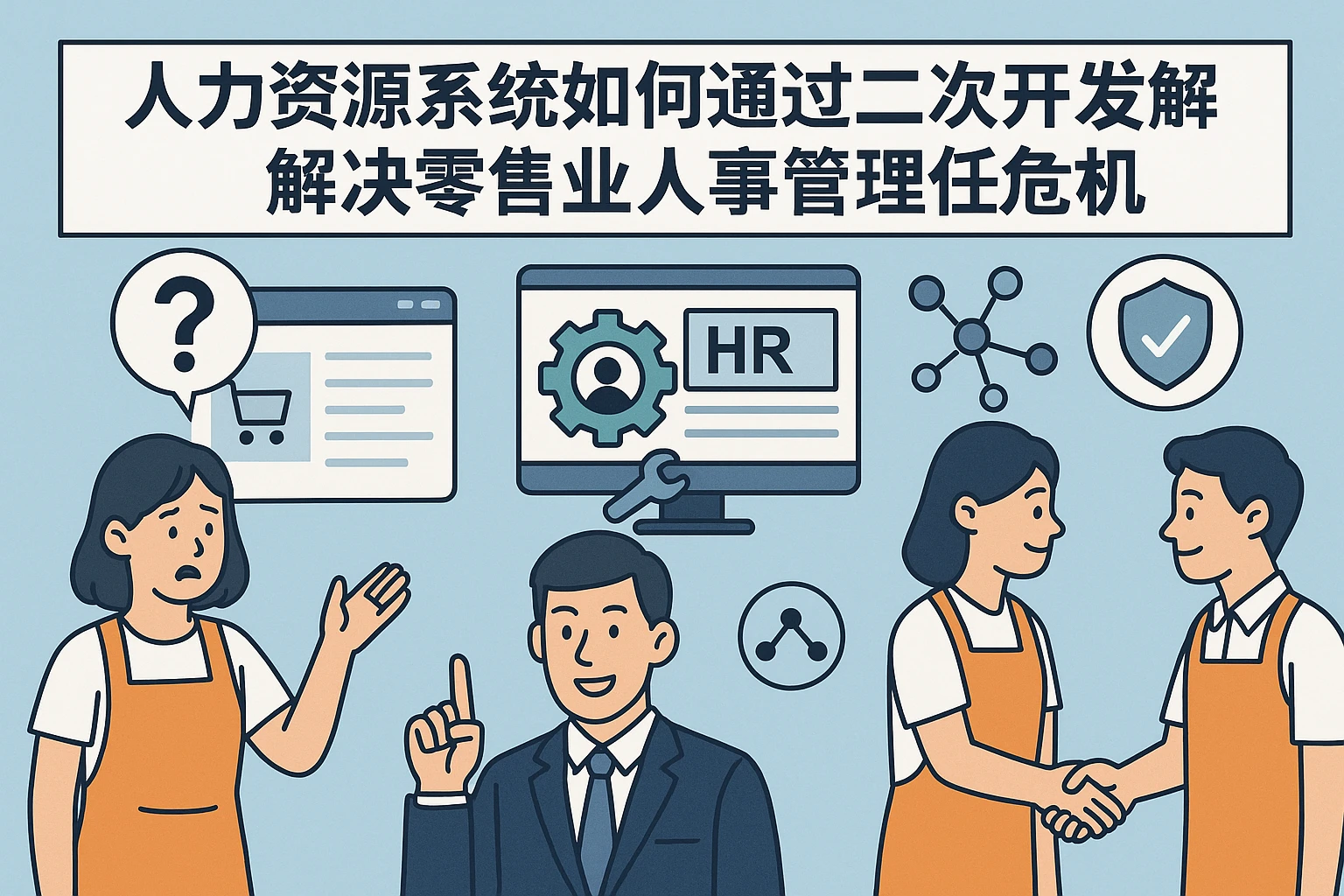 人力资源系统如何通过二次开发解决零售业人事管理信任危机