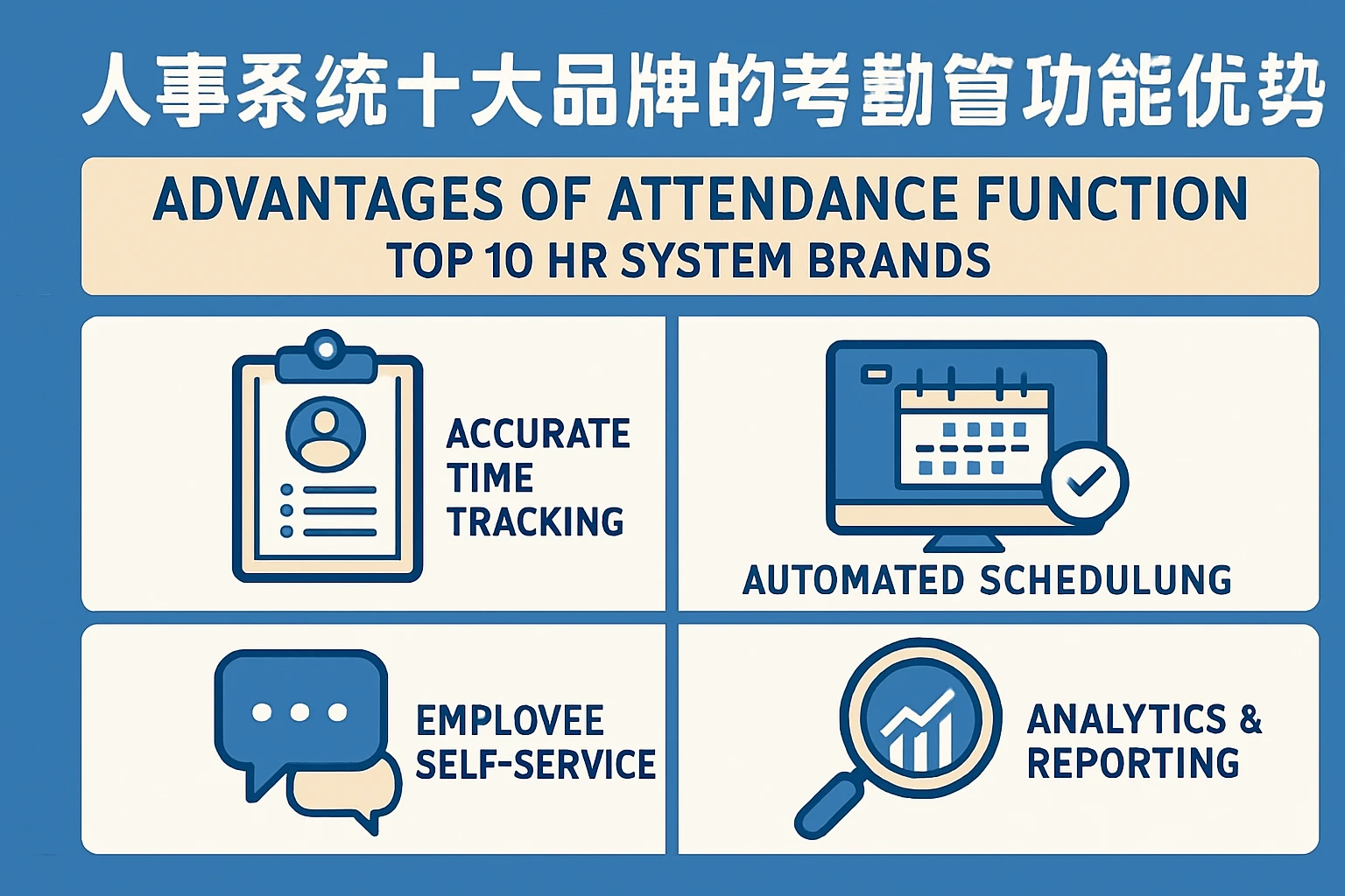 人事系统十大品牌的考勤管理功能优势