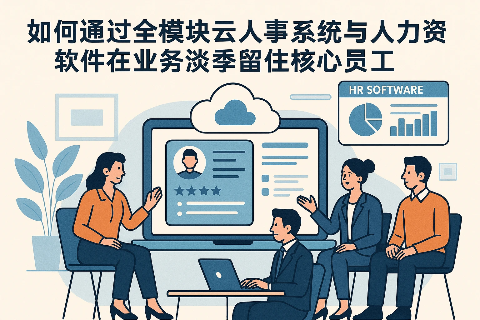 如何通过全模块云人事系统与人力资源软件在业务淡季留住核心员工