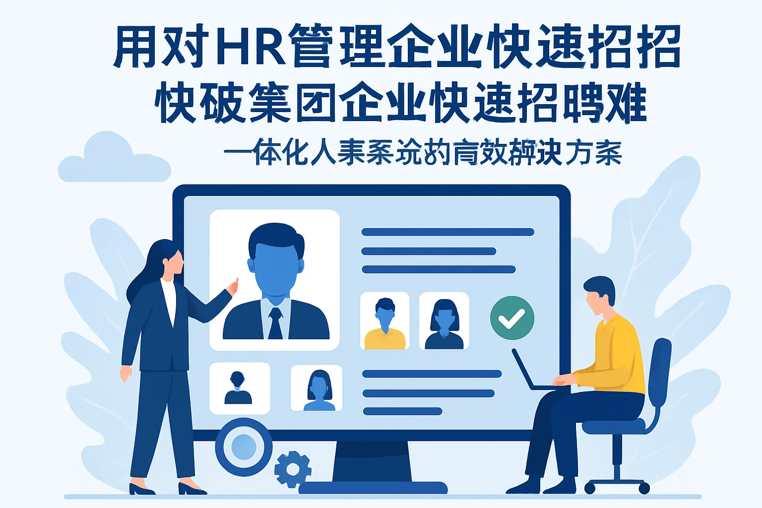 用对HR管理软件，破解集团企业快速招聘难题——一体化人事系统的高效解决方案
