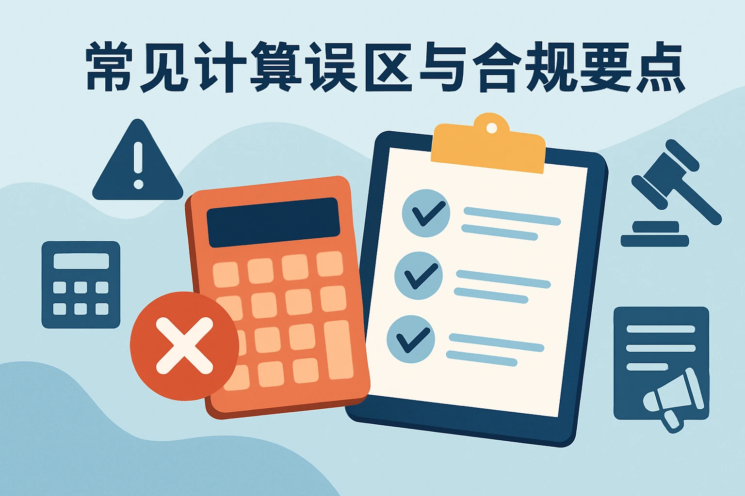 常见计算误区与合规要点