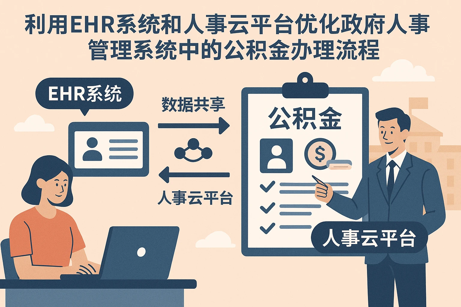 利用EHR系统和人事云平台优化政府人事管理系统中的公积金办理流程