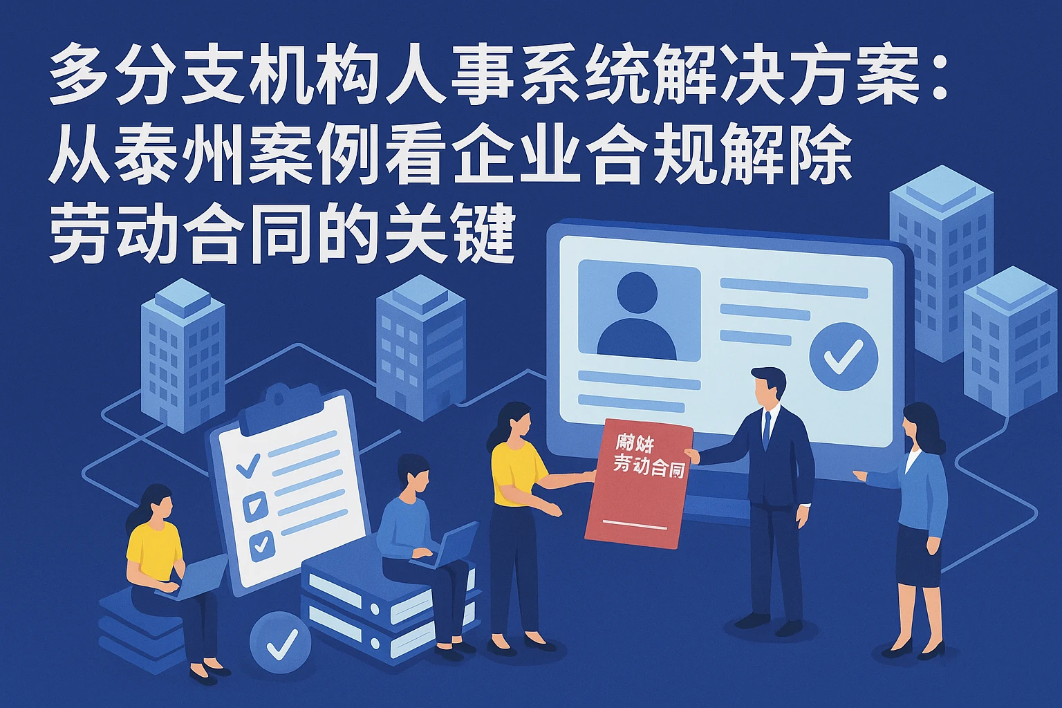 多分支机构人事系统解决方案：从泰州案例看企业合规解除劳动合同的关键