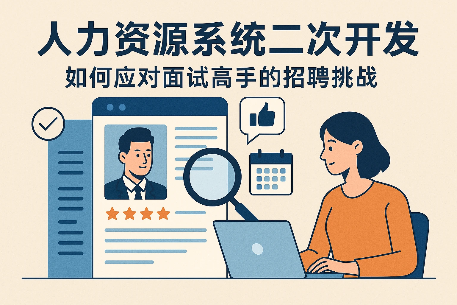 人力资源系统二次开发：如何应对面试高手的招聘挑战