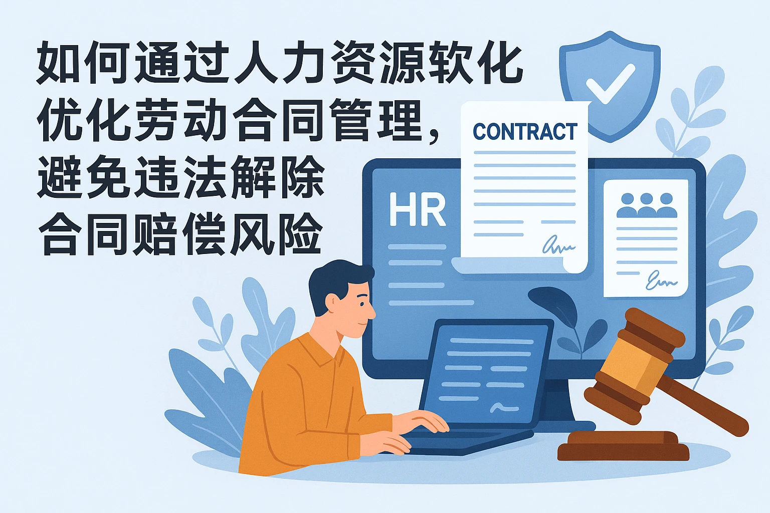 如何通过人力资源软件优化劳动合同管理，避免违法解除合同赔偿风险