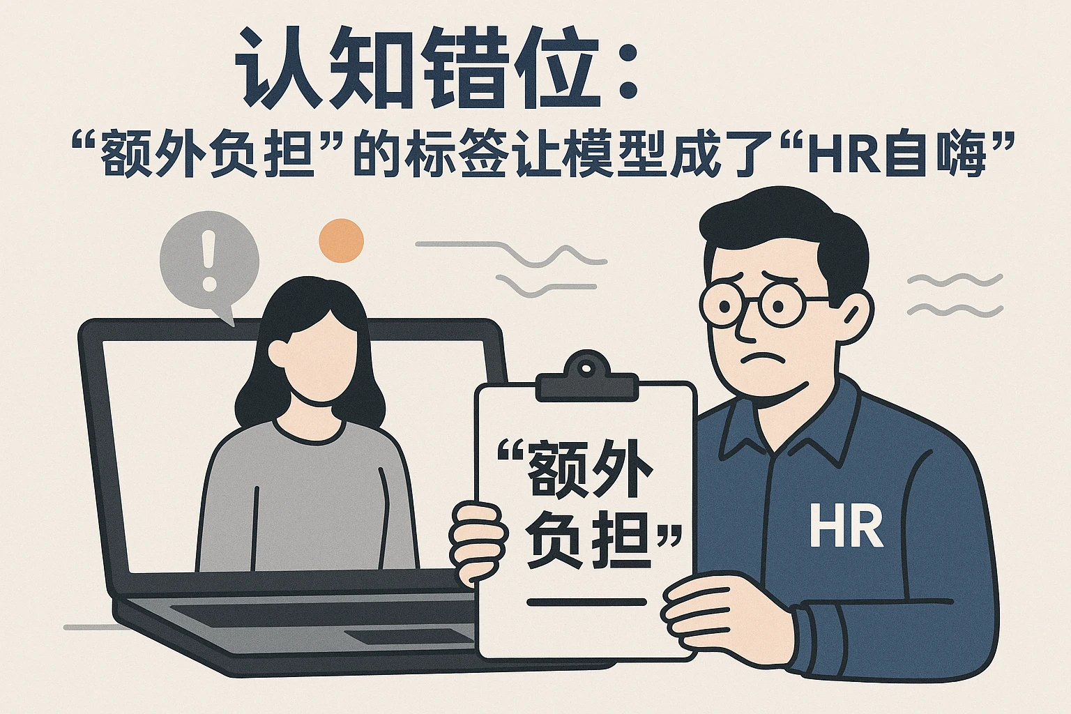 2. 认知错位:“额外负担”的标签让模型成了“HR自嗨”