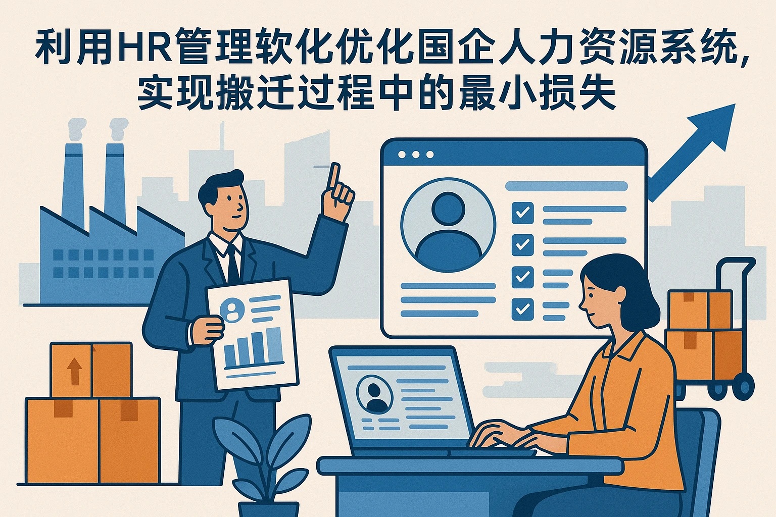 利用HR管理软件优化国企人力资源系统，实现搬迁过程中的最小损失