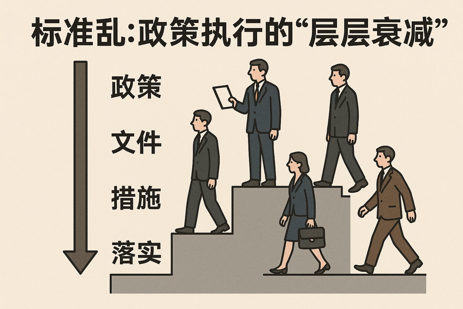 2. 标准乱：政策执行的“层层衰减”