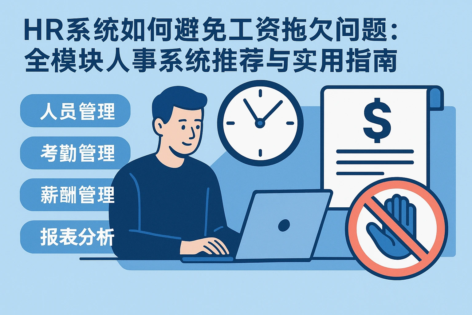 HR系统如何避免工资拖欠问题：全模块人事系统推荐与实用指南