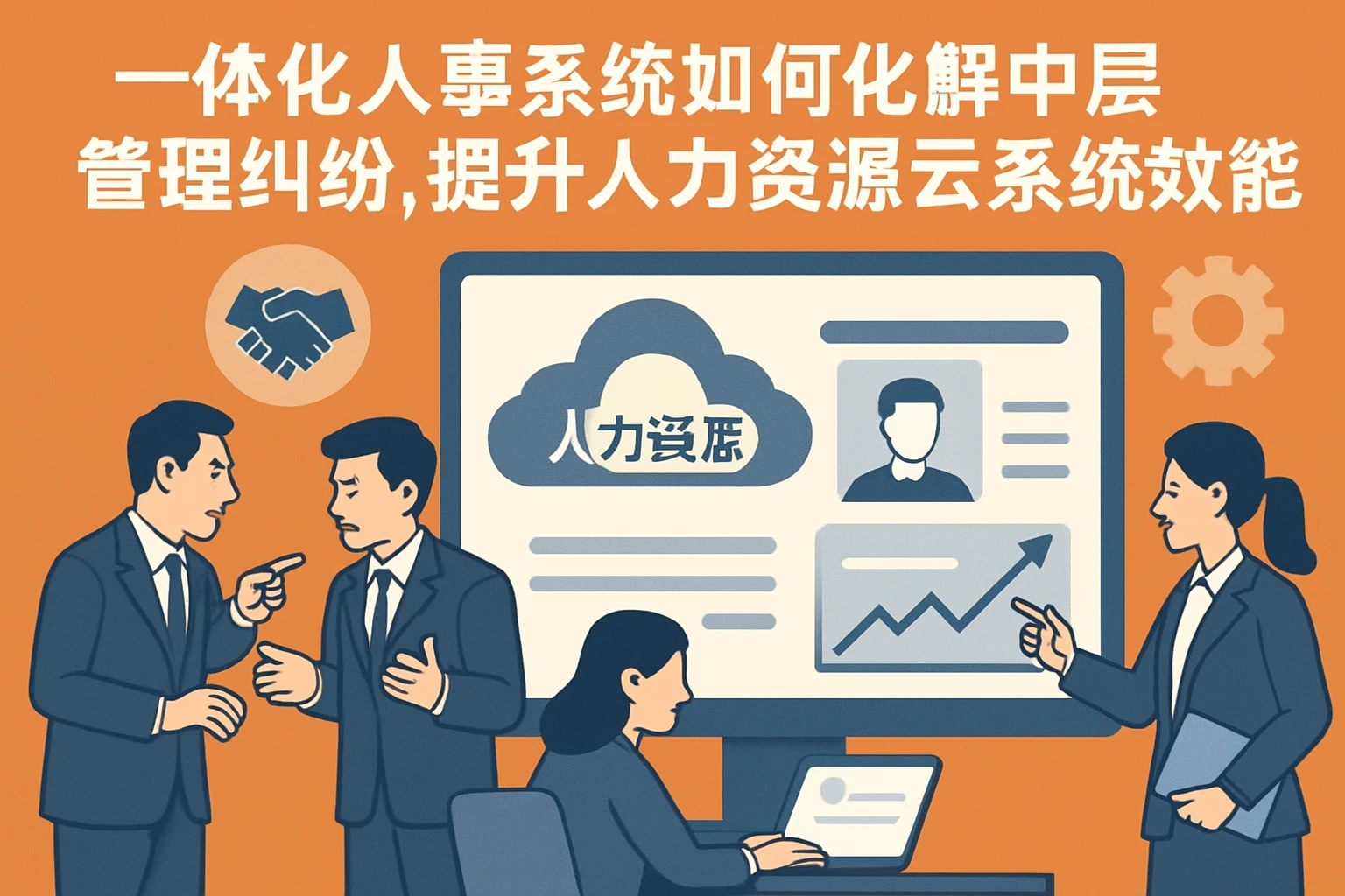 一体化人事系统如何化解中层管理纠纷，提升人力资源云系统效能
