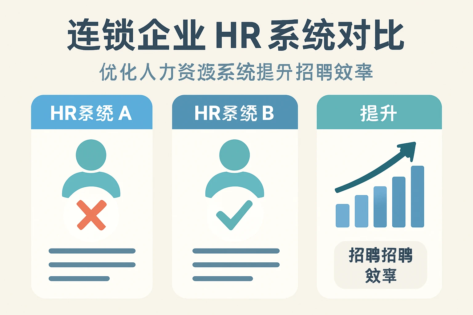 连锁企业HR系统对比：优化人力资源系统提升招聘效率