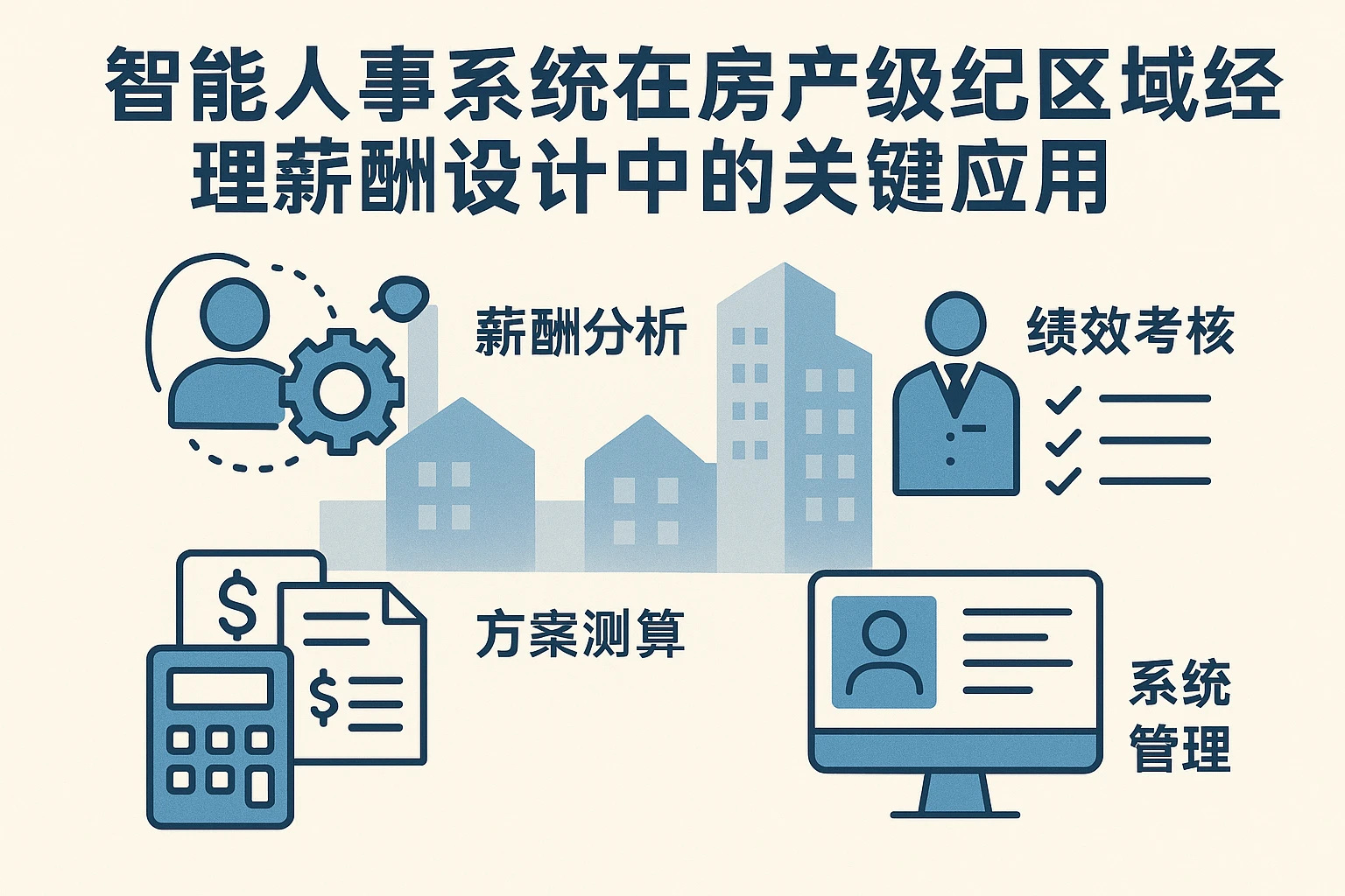 智能人事系统在房产经纪区域经理薪酬设计中的关键应用