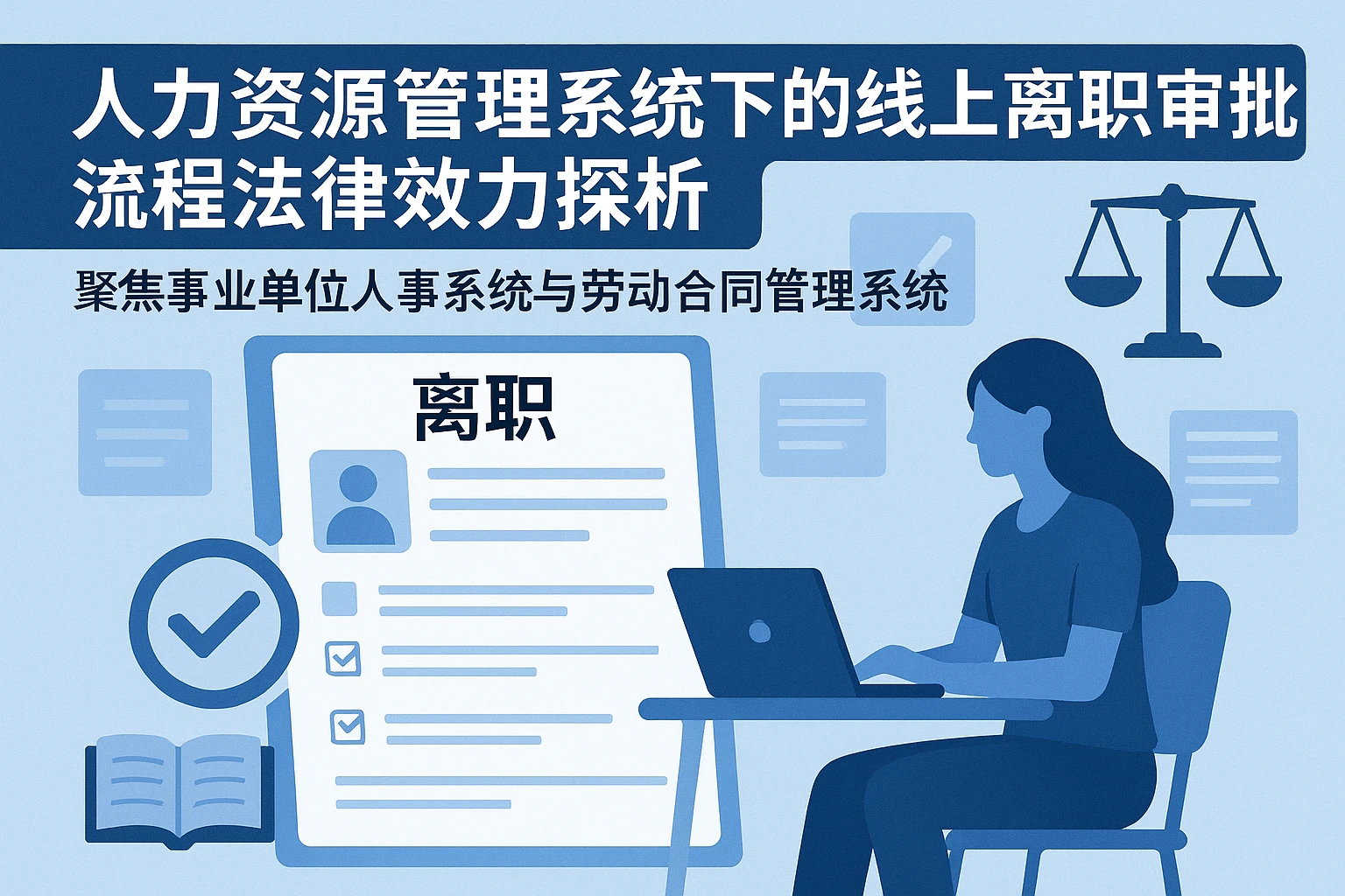 人力资源管理系统下的线上离职审批流程法律效力探析 - 聚焦事业单位人事系统与劳动合同管理系统