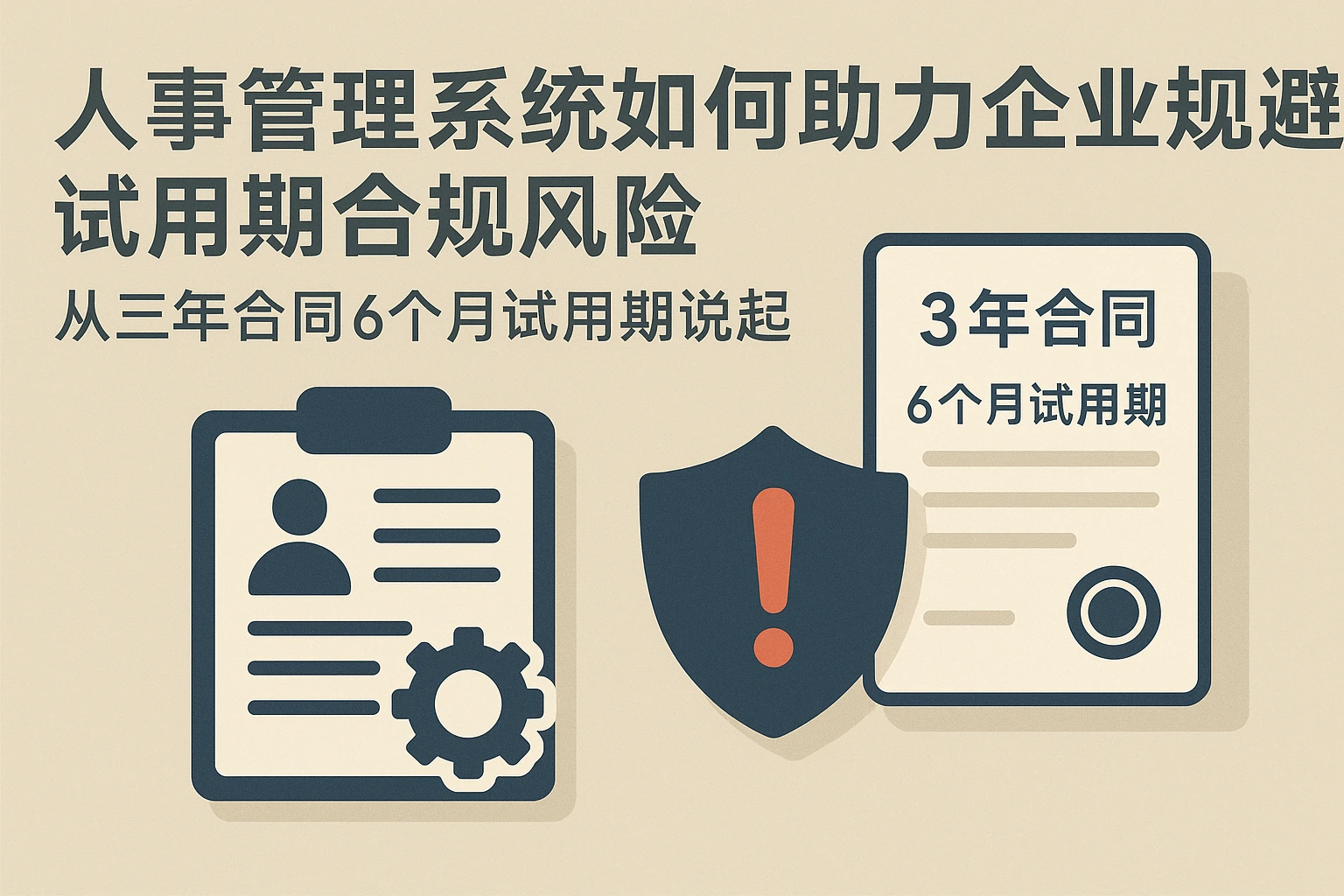 人事管理系统如何助力企业规避试用期合规风险——从三年合同6个月试用期说起
