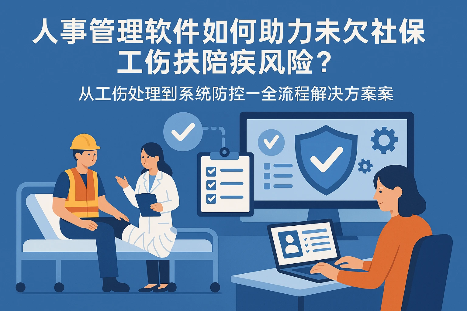 人事管理软件如何助力企业应对未交社保工伤风险？——从工伤处理到系统防控的全流程解决方案