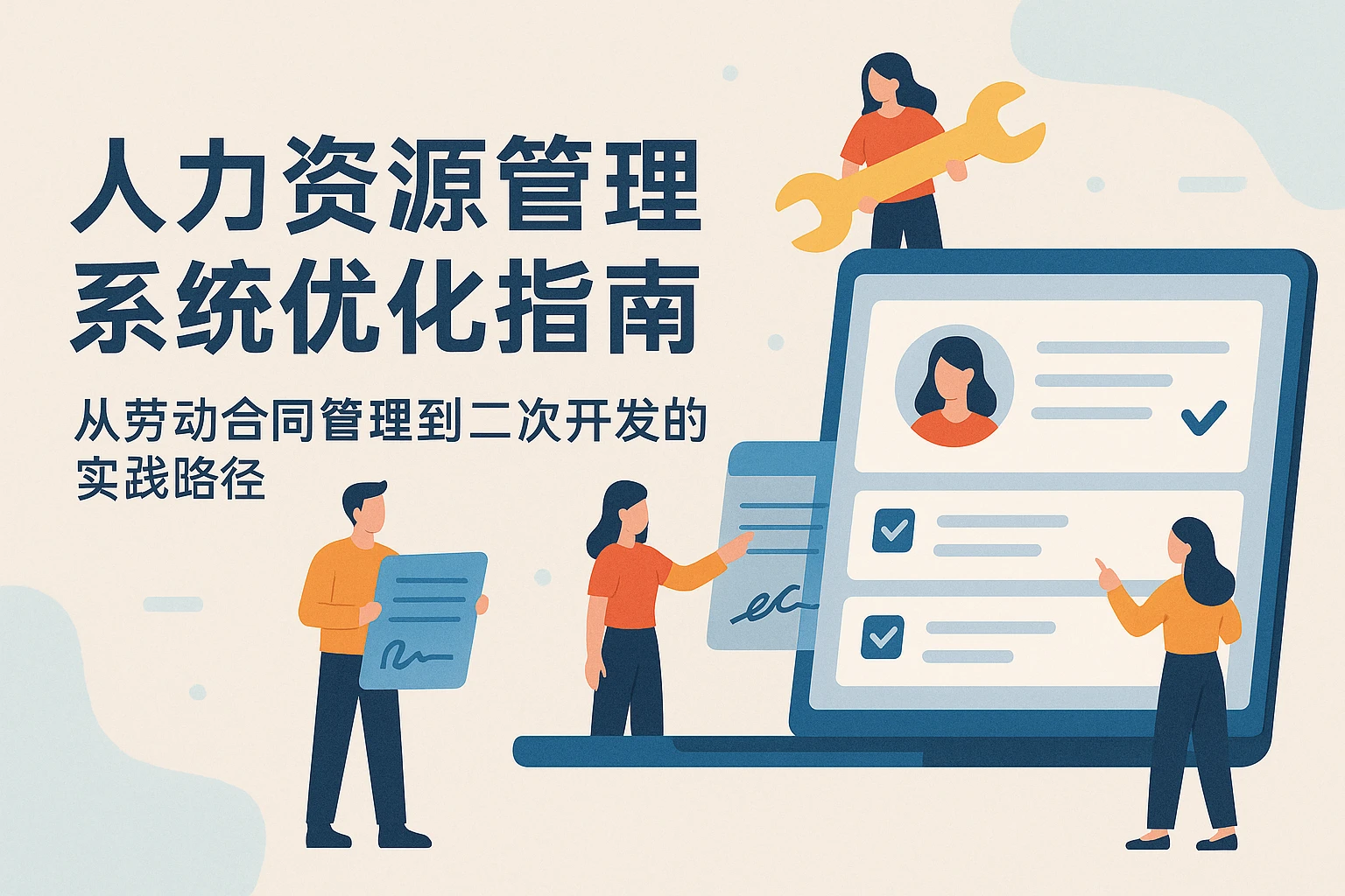 人力资源管理系统优化指南:从劳动合同管理到二次开发的实践路径