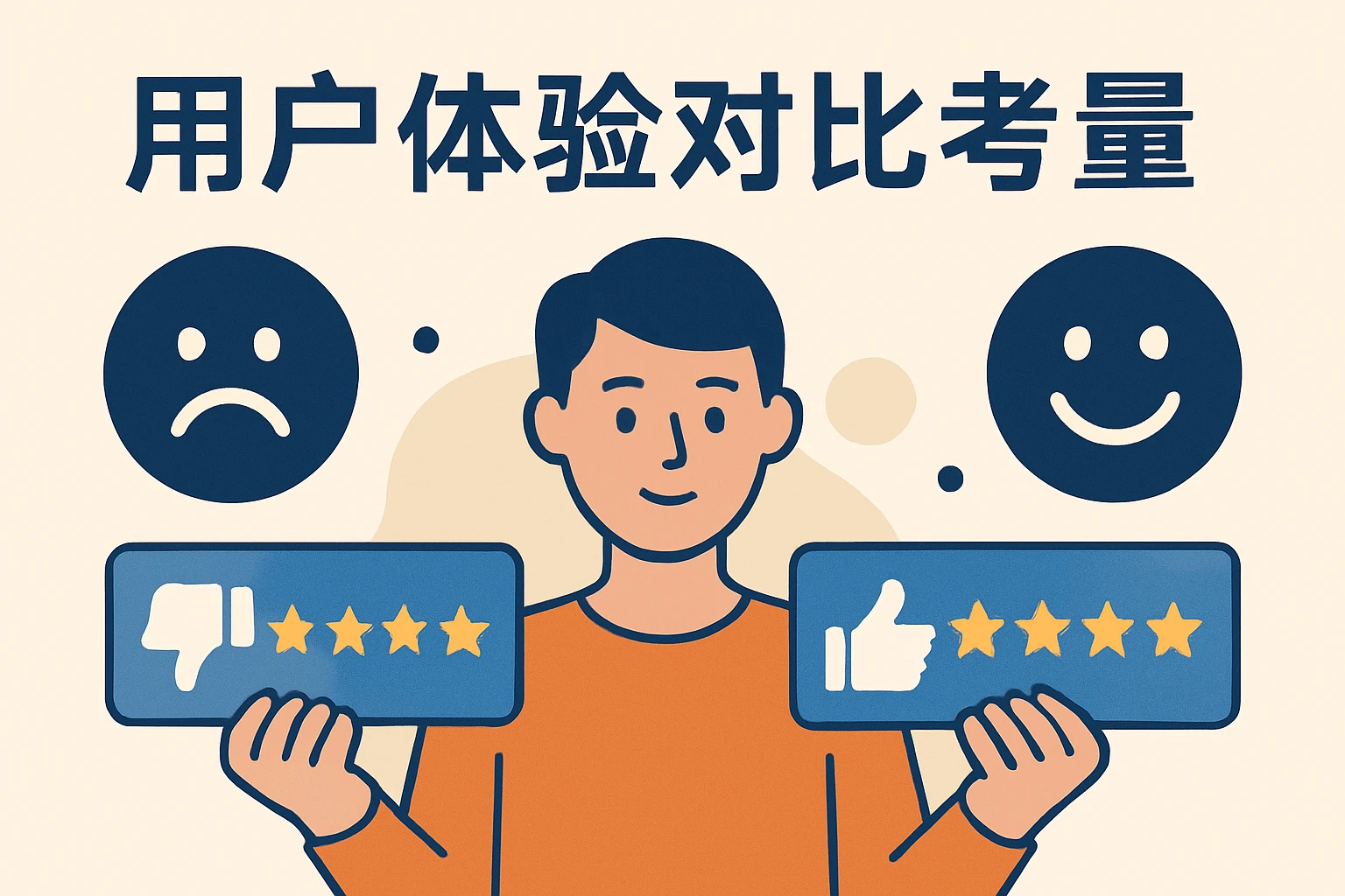 用户体验对比考量