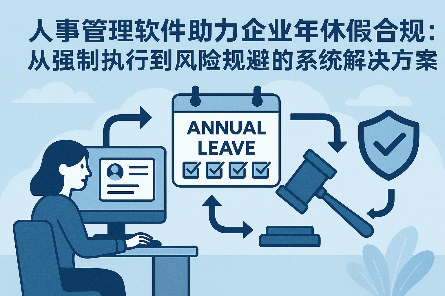 人事管理软件助力企业年休假合规：从强制执行到风险规避的系统解决方案
