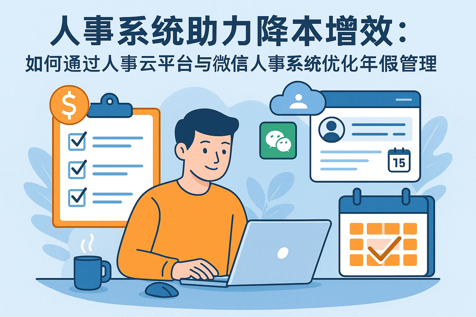 人事系统助力降本增效：如何通过人事云平台与微信人事系统优化年假管理