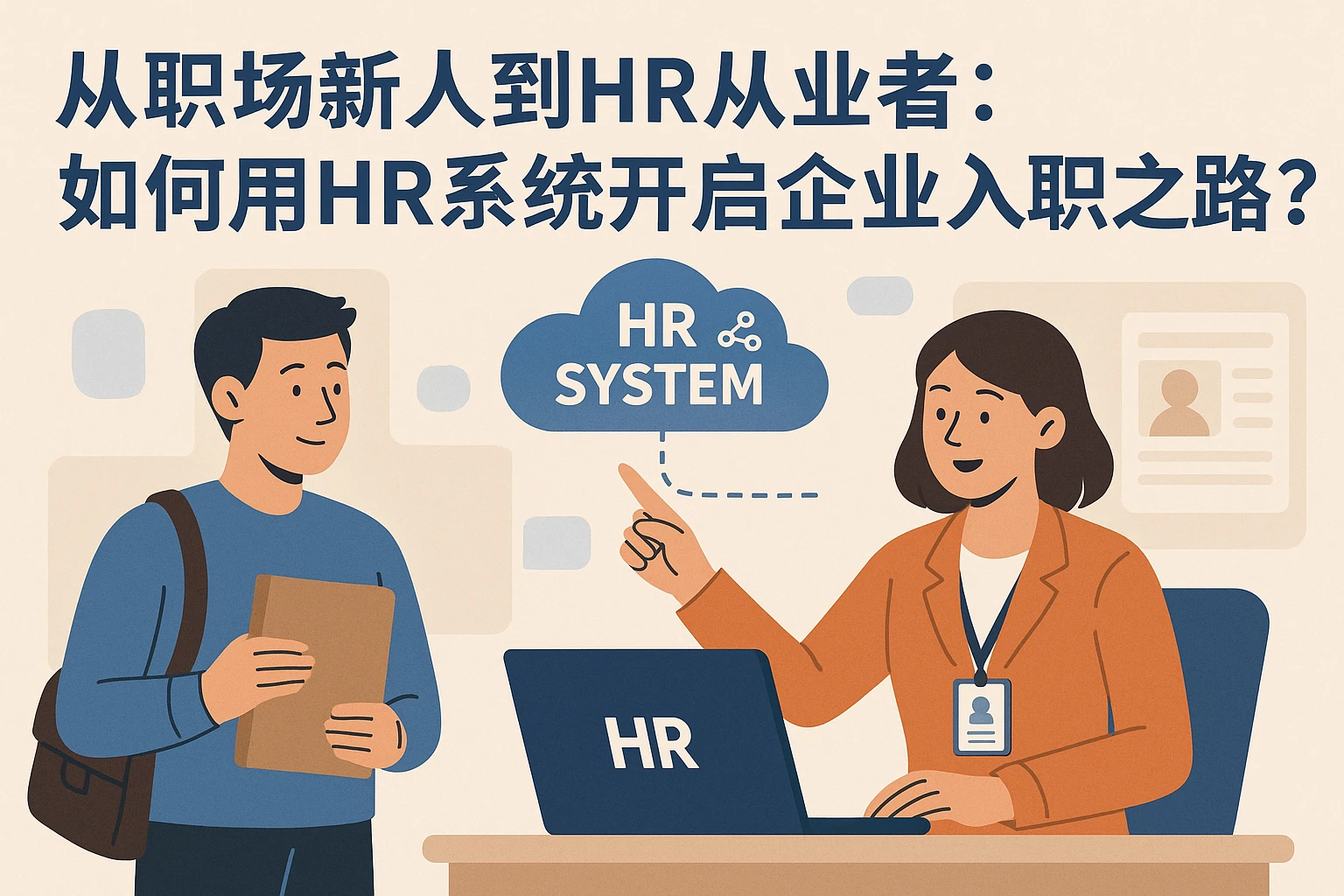 从职场新人到HR从业者：如何用HR系统开启企业入职之路？