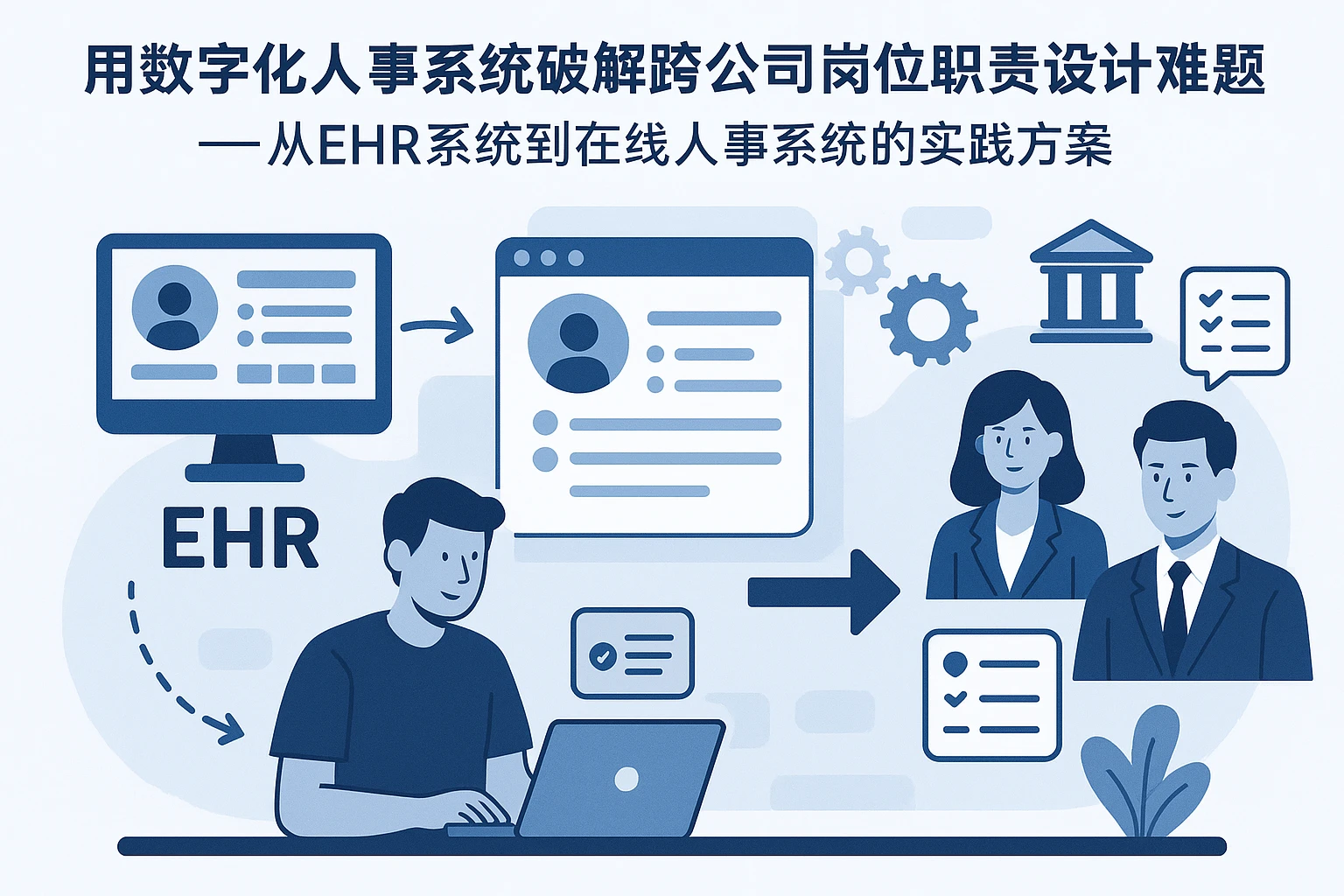 用数字化人事系统破解跨公司岗位职责设计难题——从ehr系统到在线人事系统的实践方案