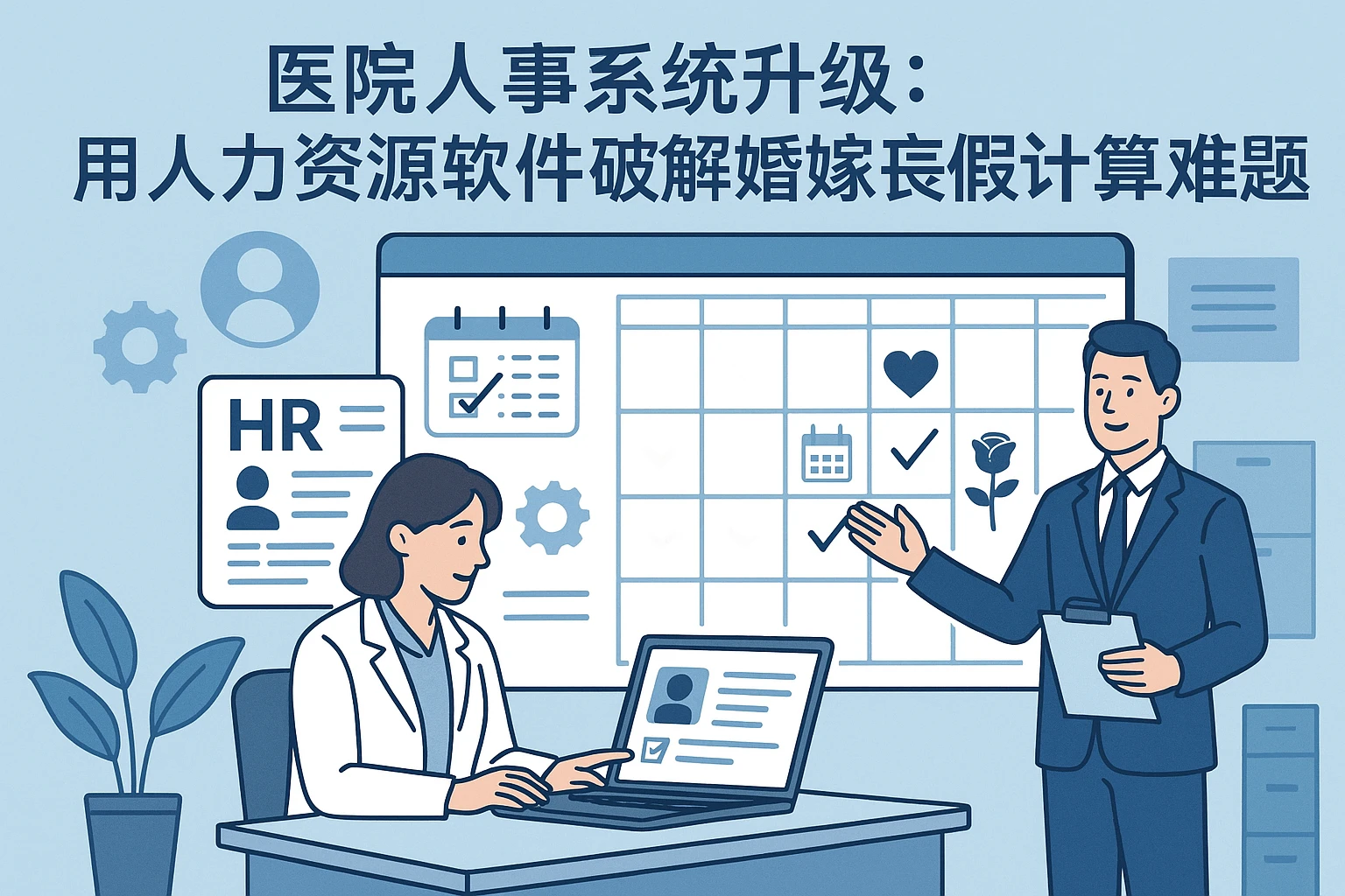 医院人事系统升级：用人力资源软件破解婚嫁丧假计算难题